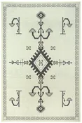 GLN Rugs Corum - Machine Washable Area Rug - Turkish Home Rugs