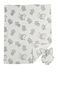 Baby Dumbo Plush Blanket and Teething Lovey