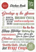 Echo Park - Christmas Phrases Sticker Book