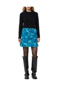 3D Jacquard Skirt | Algiers Blue