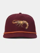 Duck Camp Grandpa Hat Gulf Shrimp Carmine