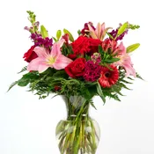 Our Timeless Collection: Red Deluxe Blooms