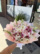 Blushing Stargazer — Vanelys Flowers and Gifts