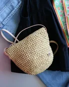 South Beach - Crochet Raffia Crossbody