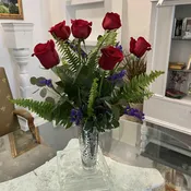 Half Dozen Red Roses
