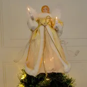 10 Inch Natural Angel Tree Topper