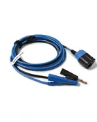 3-meter Test Lead: 4mm Permanent Ground 3m Blue with PicoBNC+ (TA404)