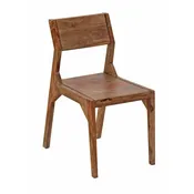 Acres Slanted Back Dining Chair in Brownstone
