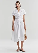Ana Cotton Midi Shirtdress