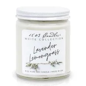 1803 Lavender Lemongrass White Candle Collection