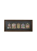 5-in-1 Tanjore-Style God Photo Frame – Devotional Home Decor for Pooja, Mandir &amp; Spiritual Spaces