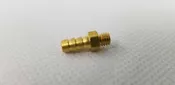 10-32 x 1/8 Brass Barbed Line Fitting