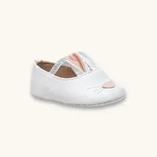 Baby Bunny Slipper | White Leather