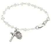 5 1/2" CRYSTAL BABY BRACELET