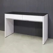 Ashville Bar Table in Black Traceless Engineered Surface Top - 66 In. - Stock #41