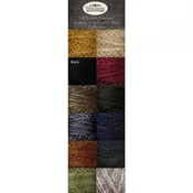 A Year In Stitches - Applique Embroidery Wool Block of the Month - Thread Kit Option 1 - Valdani - 12 balls - 12 wt Pearl Cotton