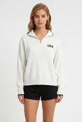All American 1/4 Zip Sweater