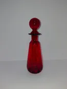 WV Rainbow - Ruby Red hand-blown decanter — Pocahontas Antiques & Curiosities
