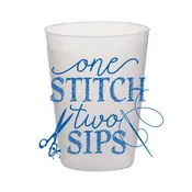 16 oz. Frost Flex Cup - One Stitch Two Sips
