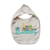 ALAMEDA CITYSCAPE BABY BIB