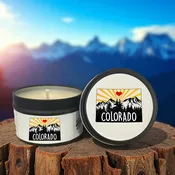 Colorado Candle Tin - Mountains and Sun