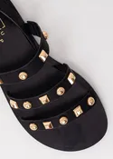 Daphne Studded Flat Sandals