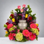 A Life in Brilliant Color Urn Tribute