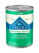 Blue Buffalo Homestyle Recipe Adult Dog Lamb Dinner with Garden Vegetables Dog Food, 12.5-Oz