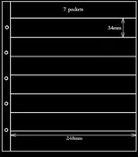 7-Pocket Black Page