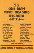 25 One Man Mind Reading Secrets