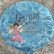 #110 Get Well Soon Prayers Balloon — Sweet Pea Designs