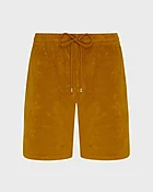 Bermuda en éponge homme uni