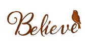 Believe Script Wall Art W103