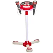 Interactive Stage Microphone for 2 - Adjustable Stand and Flashing Lights