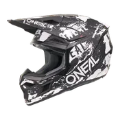 3 SRS Acid Helmet Black/White