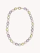 20K Yellow Gold Pastel Duchess Necklace