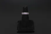 925 Sterling Silver Lavender CZ Six Stone Eternity Ring #58656