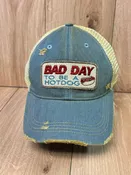 Bad Day to be a Hotdog-distressed Trucker Hat