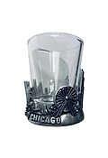 Chicago 2D base shot glass