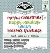 1022 Karen Burniston - Word Set 3 - Holiday