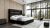 2215 BLACK KING BED