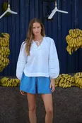 August Top White