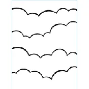Embossing Folder Clouds