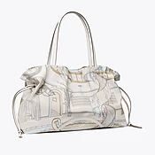 Bedruckte Ella Tote Bag mit Tunnelzug