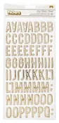 Maggie Holmes Carousel Thickers Stickers 137/Pkg-Swing Alphabet/Gold Foiled Chipboard