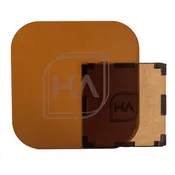 1/8" Frosted Amber Cast Acrylic Sheet – Double-Sided Matte Acrylic