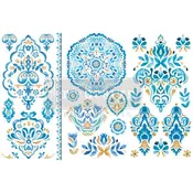 DECOR TRANSFERS® – ARTISINAL TILE – 3 SHEETS, 6″X12″