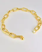 18" Large Oval Link Necklace