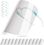 Disposable Face Shield with Glasses (10-pack)