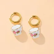 18K STAINLESS WATERPROOF TARNISH FREE EARRINGS